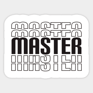 Master Attitude Sticker